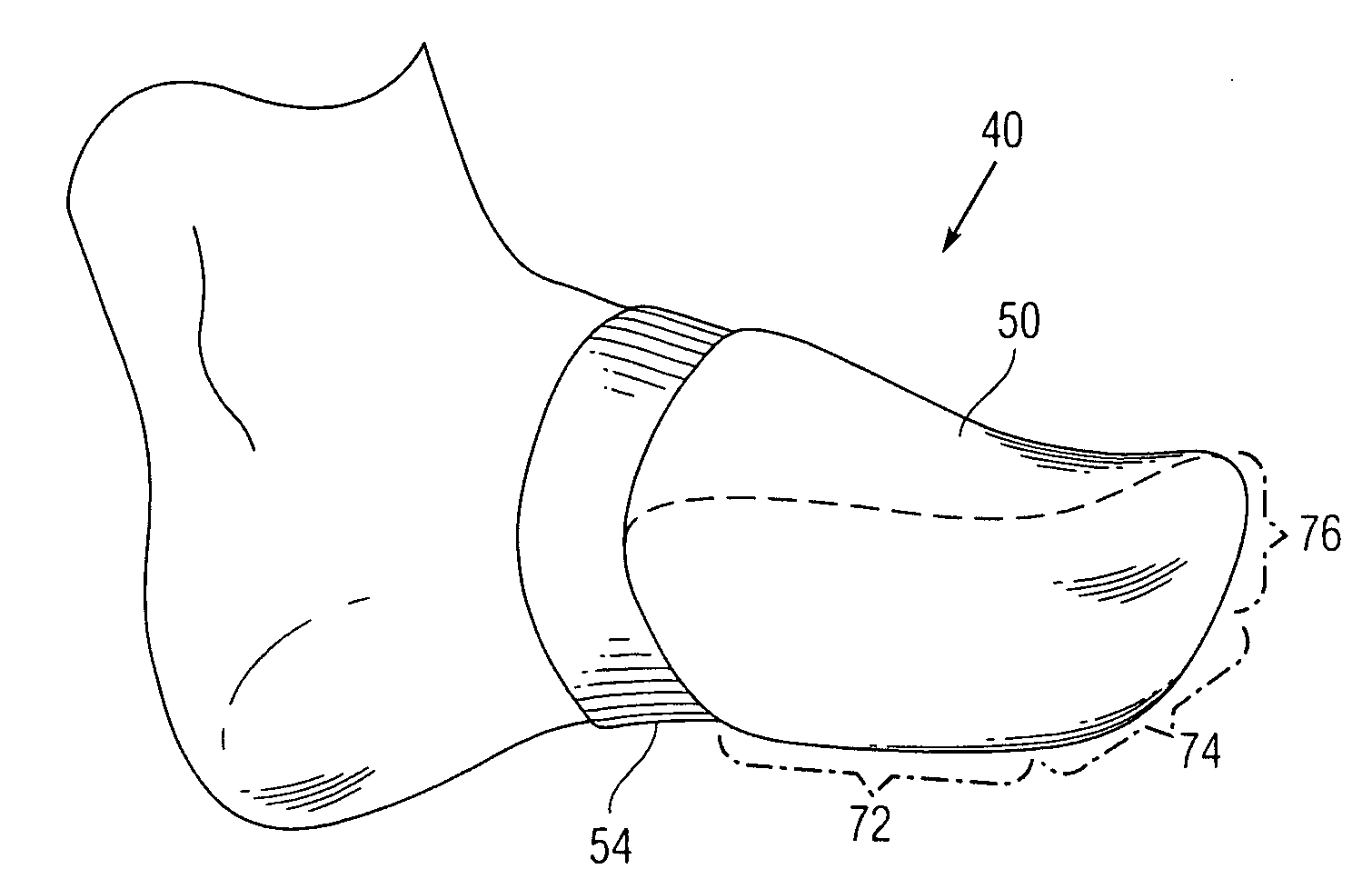 Cushioning foot insert