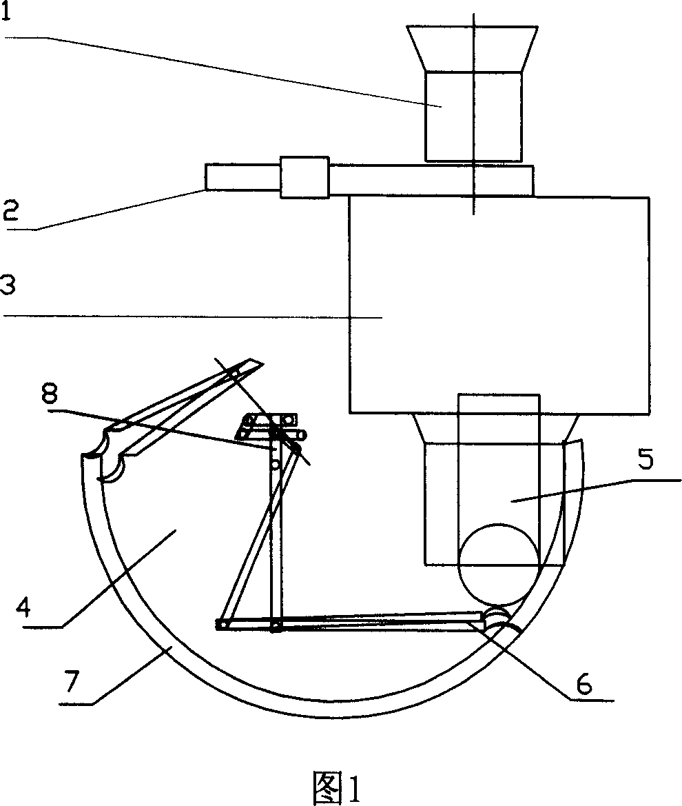 Vertical life refuse heat decomposition incinerator