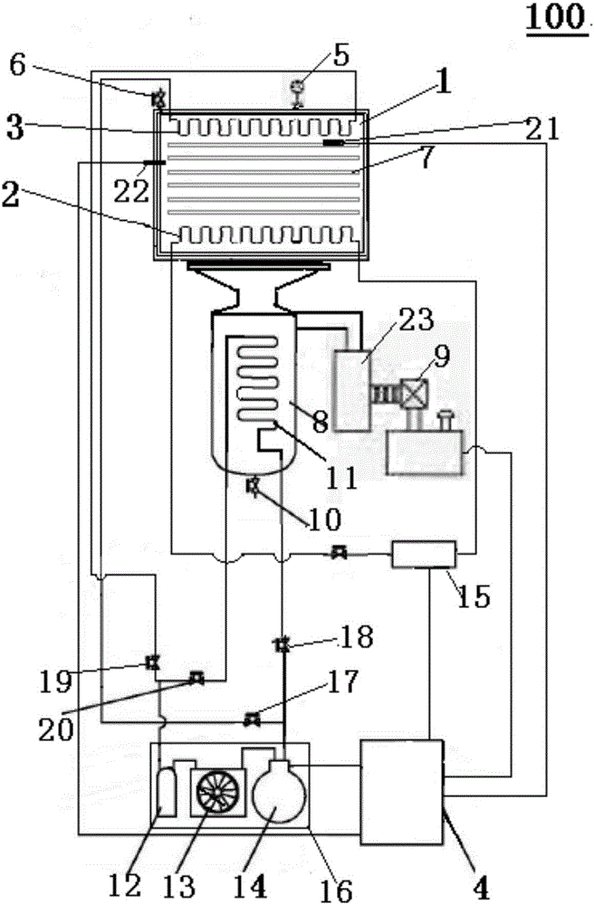 Vacuum freeze drying method and vacuum freeze dryer