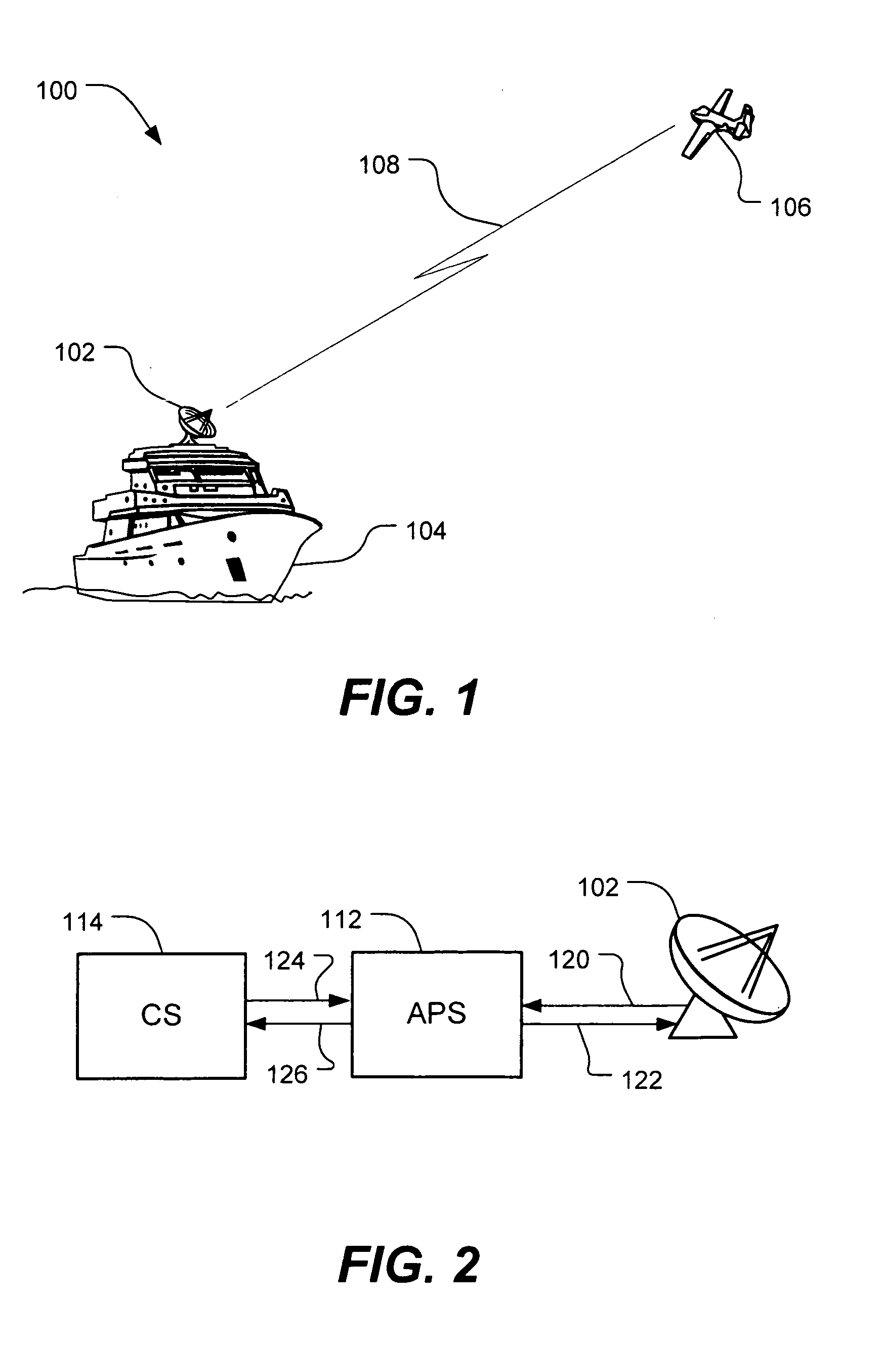 Method and device for boresighting an antenna on a moving platform using a moving target