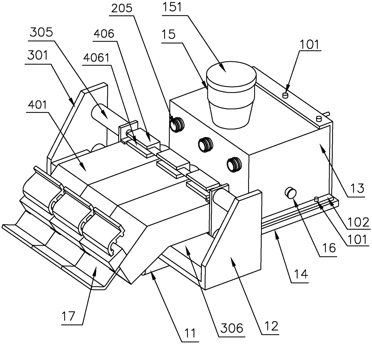 Medicine applying device for medical rehabilitation nursing