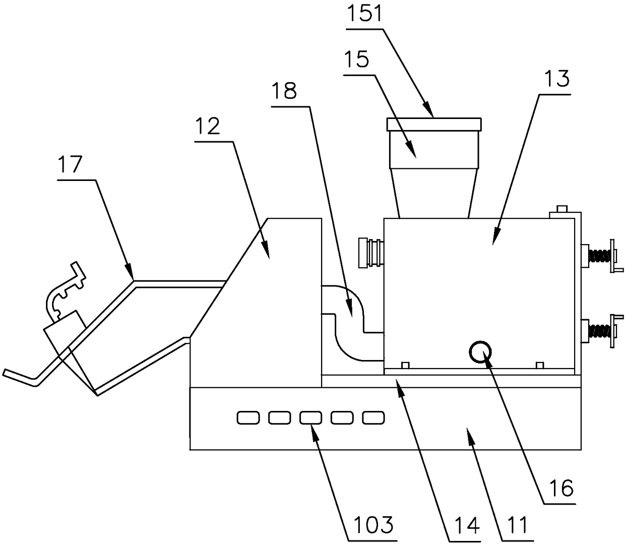 Medicine applying device for medical rehabilitation nursing