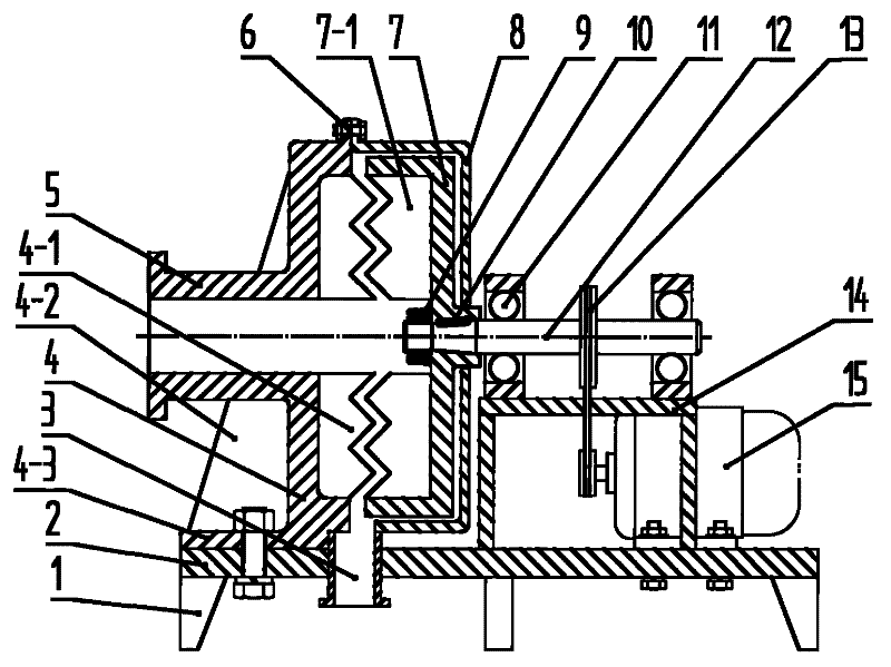 down kneading machine