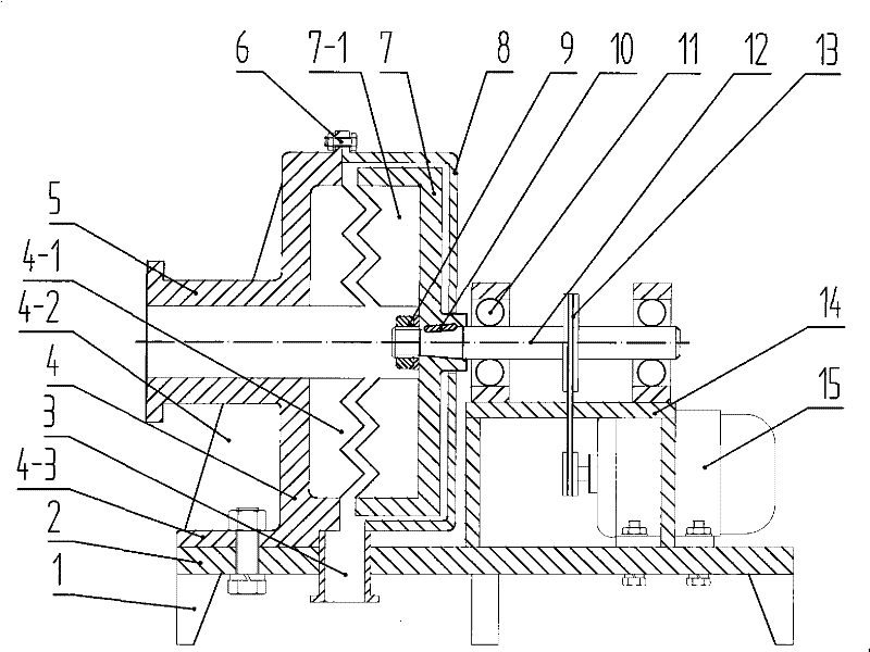 down kneading machine