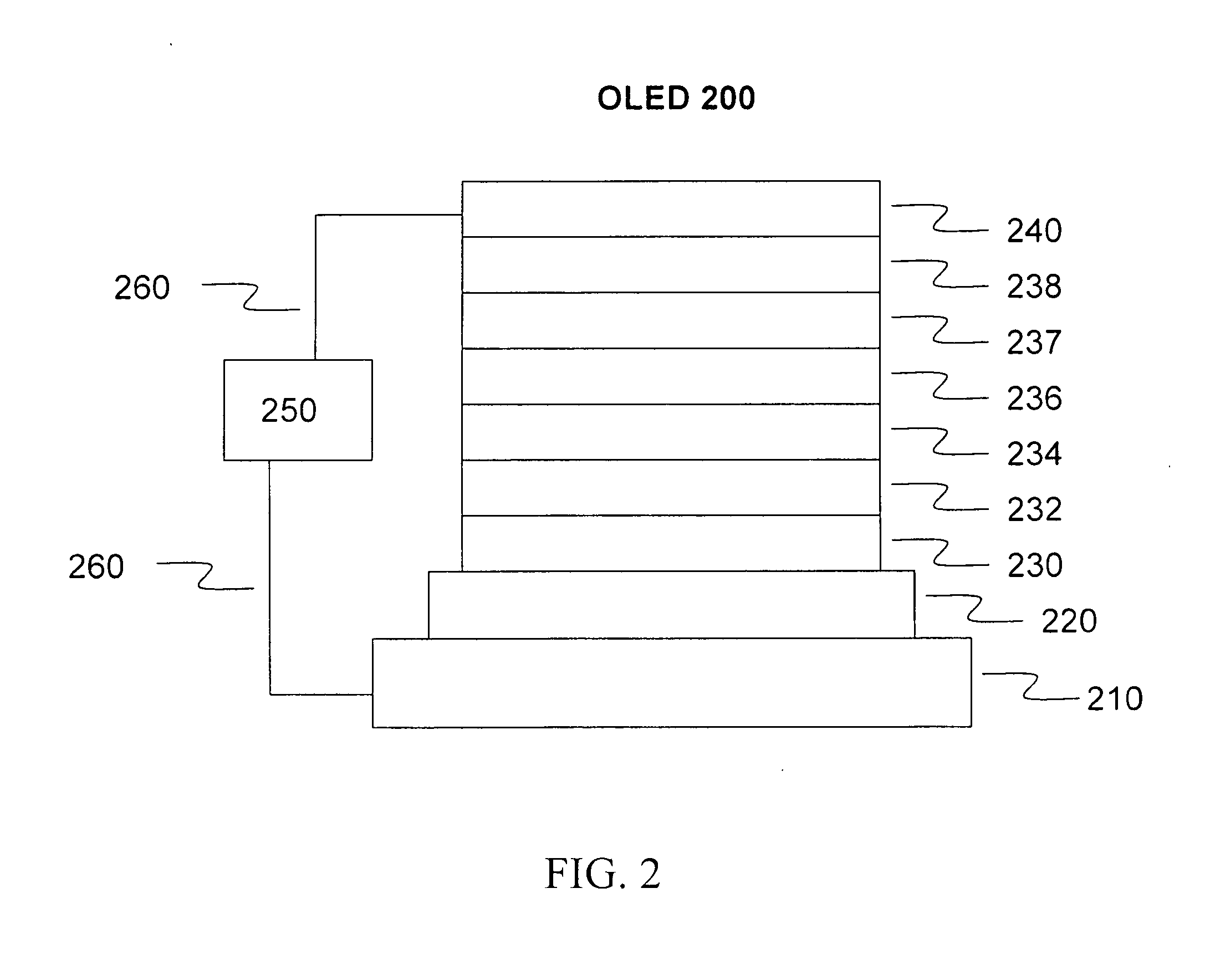 White OLED with two blue light-emitting layers