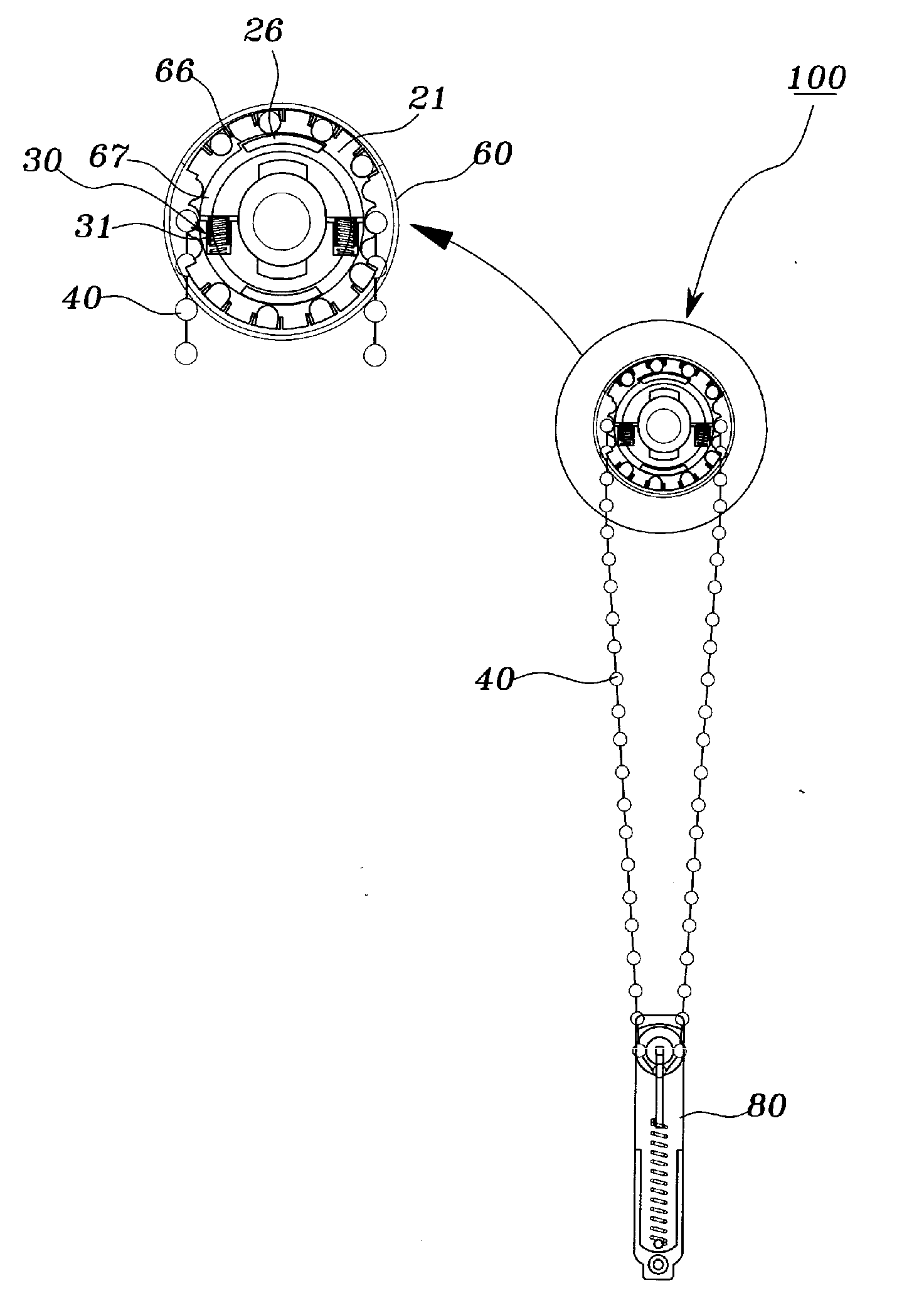 Child-Resistant Roller Blind Apparatus