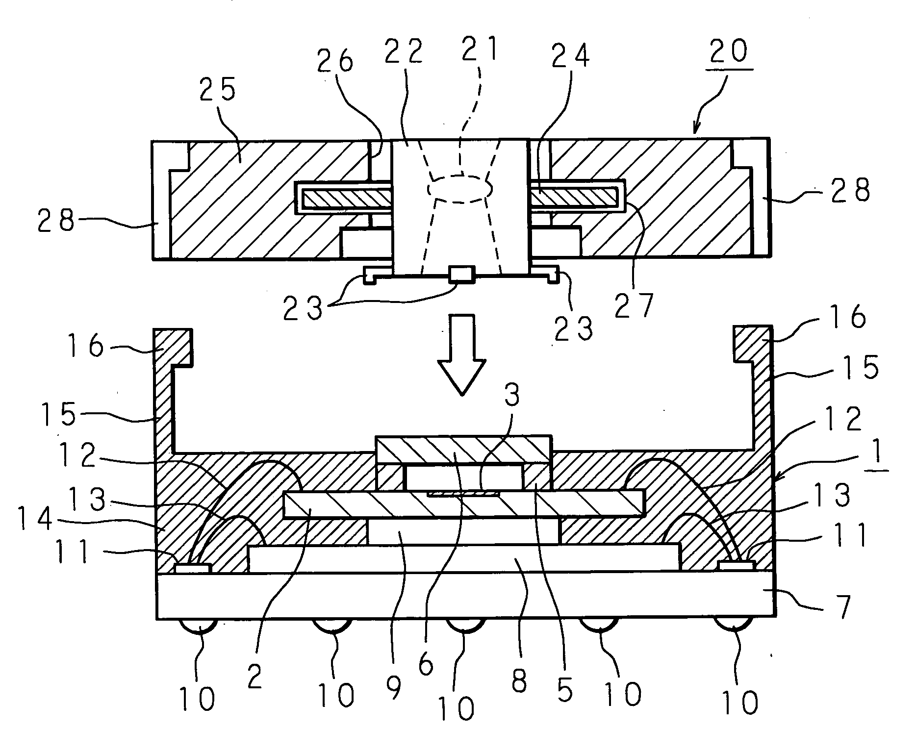 Optical device module, optical path fixing device, and method for manufacturing optical device module