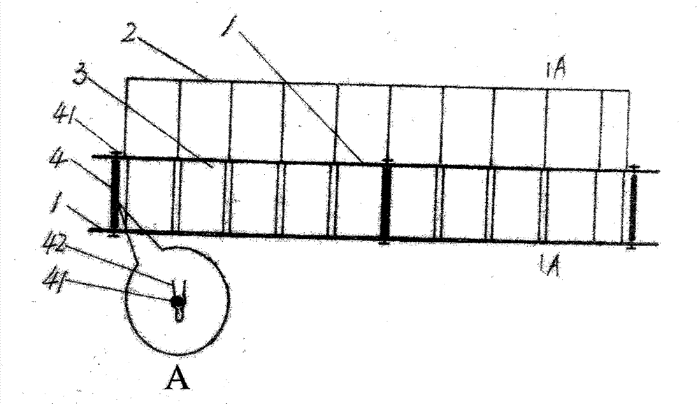 Fast royal jelly extracting equipment consisting of parallel battens and cylindrical geometry bodies