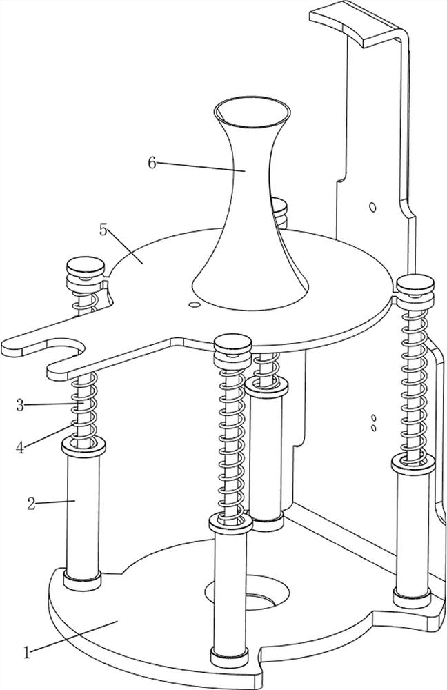 Concrete slump testing device for building construction