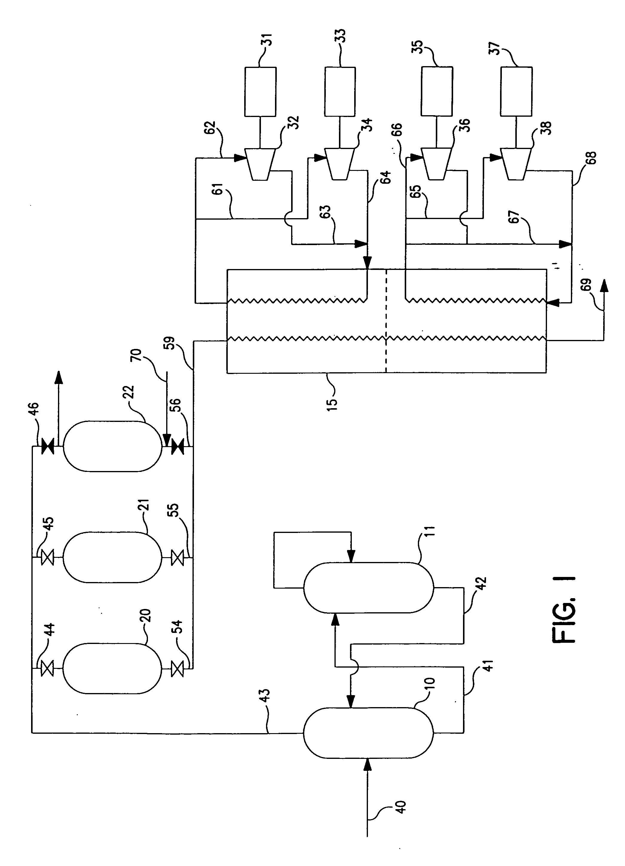 Modular LNG process