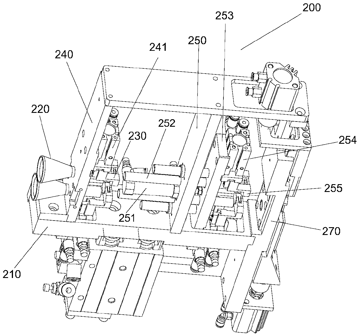 Catheter supply device and catheter supply and cutting equipment