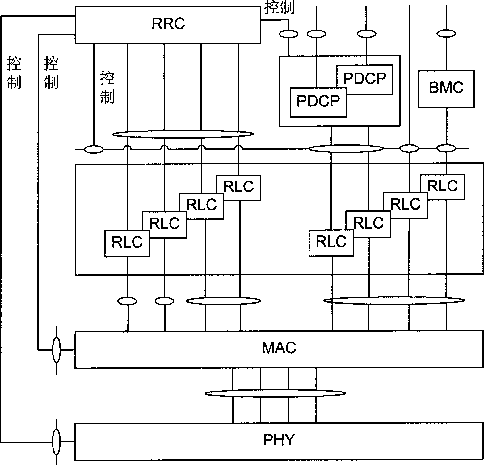 Method for moniforing receiving-end data-receiving condition by sending-end