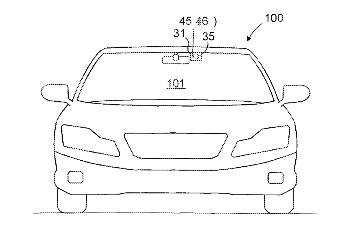 Window glass heating device