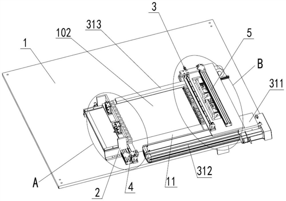 Dielectric film clamping and cutting device and method thereof