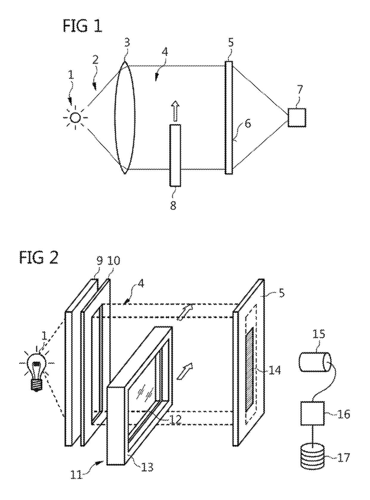 Method and device for optically inspecting faults