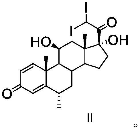 Analysis method of methylprednisolone intermediate