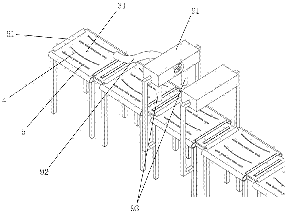 Intelligent dehumidifying conveyor belt