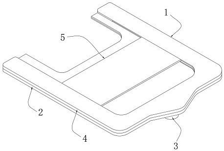 New energy automobile skylight with function of enlarging space in automobile