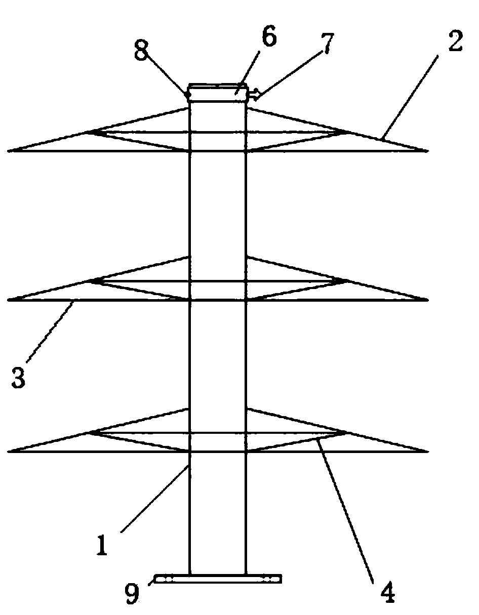 Composite insulator umbrella skirt unevenness aging test platform and using method thereof