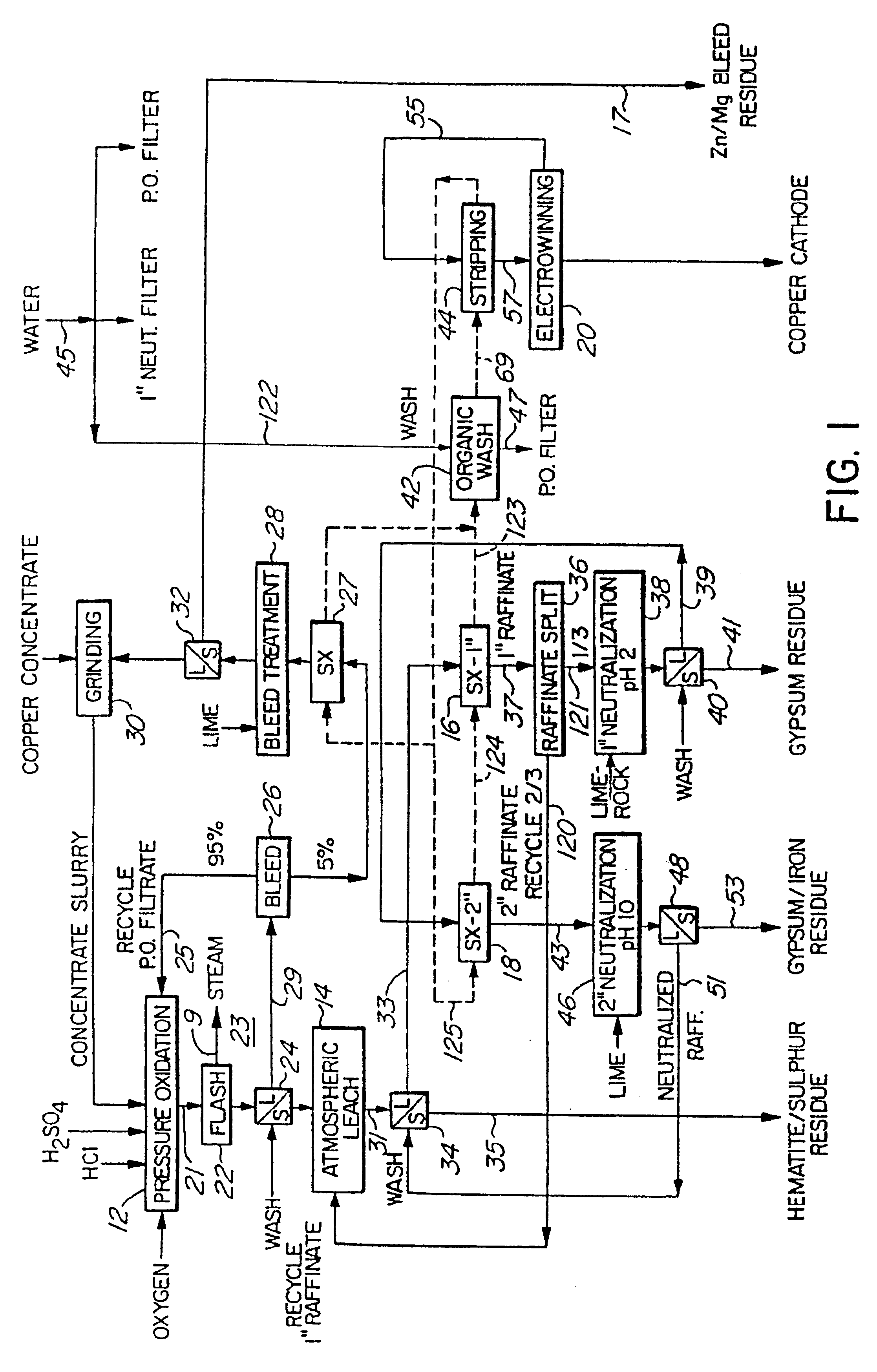 Chloride assisted hydrometallurgical extraction of metal