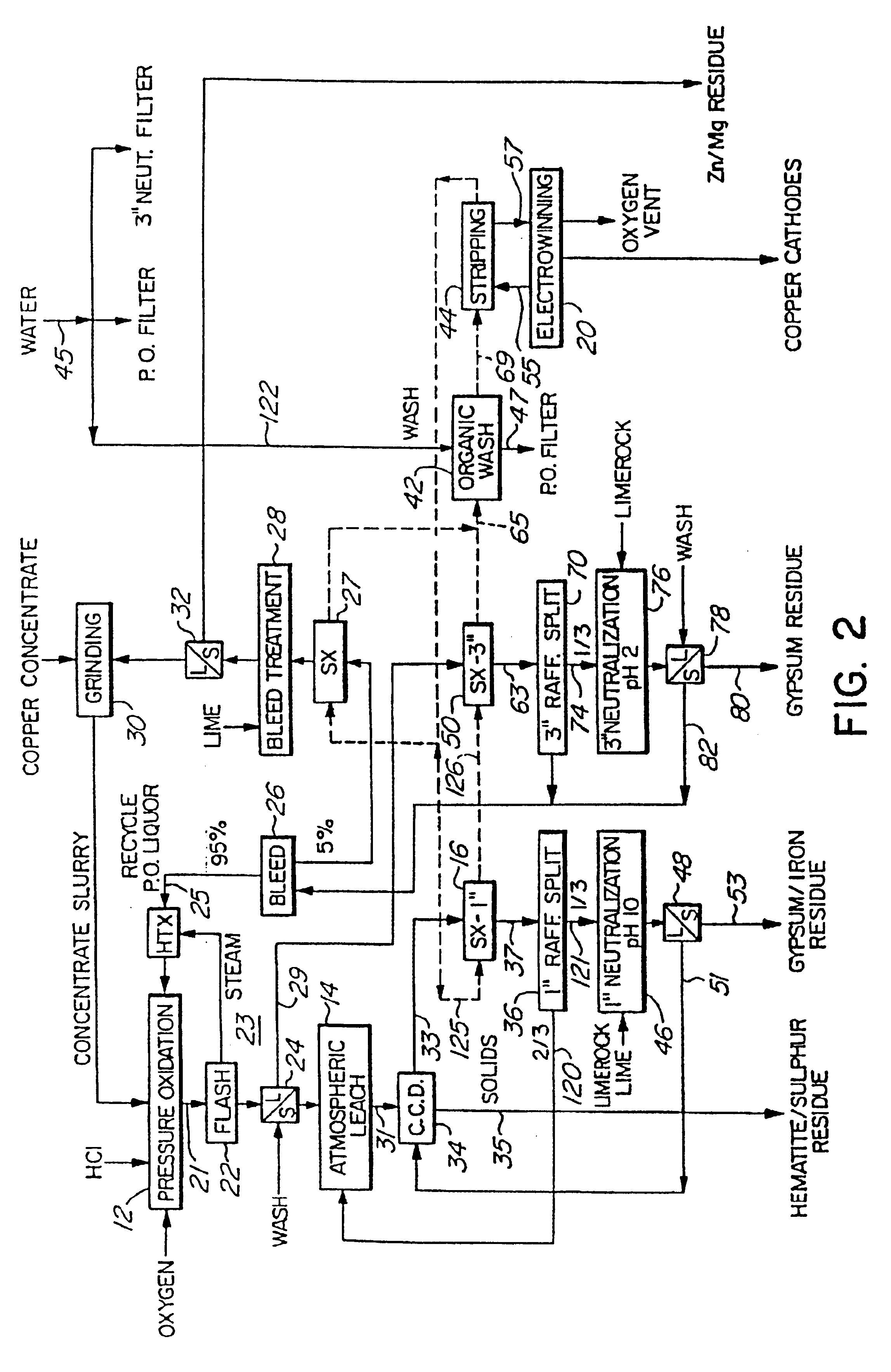 Chloride assisted hydrometallurgical extraction of metal