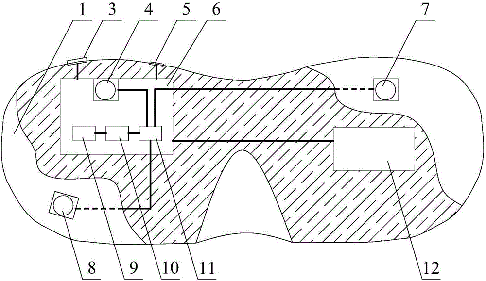 Sleep monitoring eye patches and sleep monitoring method for electroencephalogram and electro-oculogram composite detection