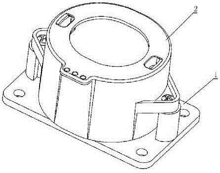 Magnetically shielded structure for magnetically modulated voltage sensors