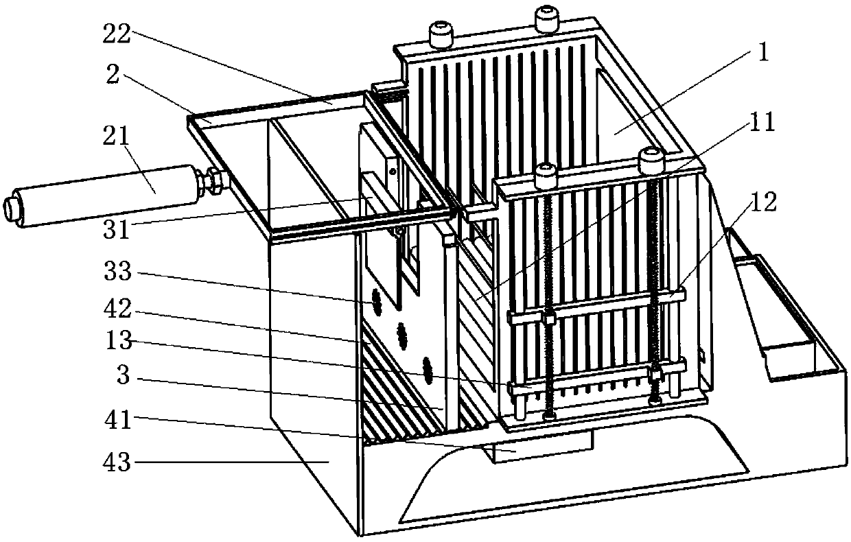 Automatic cleaning cat litter box and working method thereof