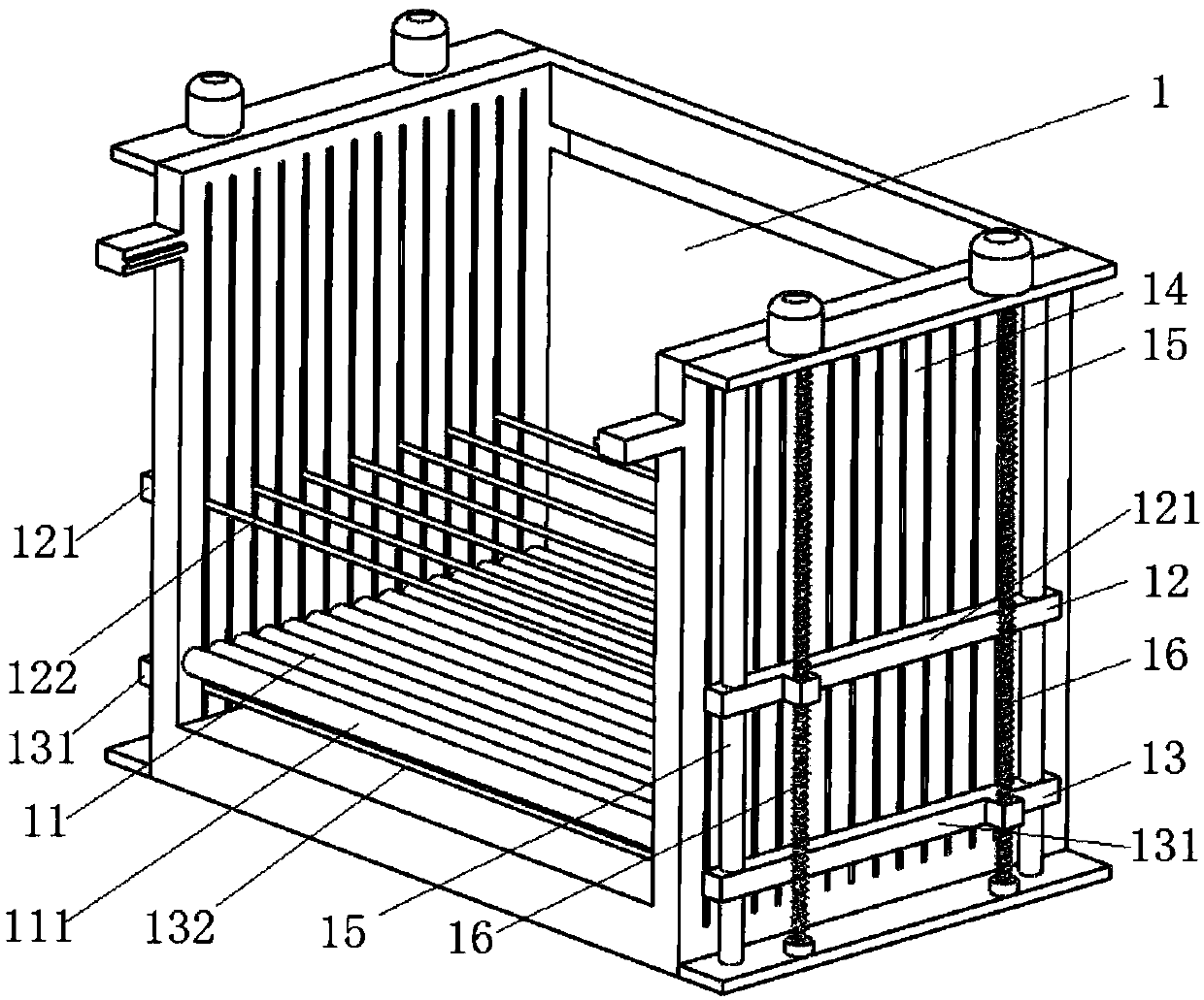 Automatic cleaning cat litter box and working method thereof