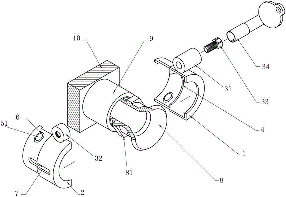 Mouthpiece anti-loose device and anti-loose method