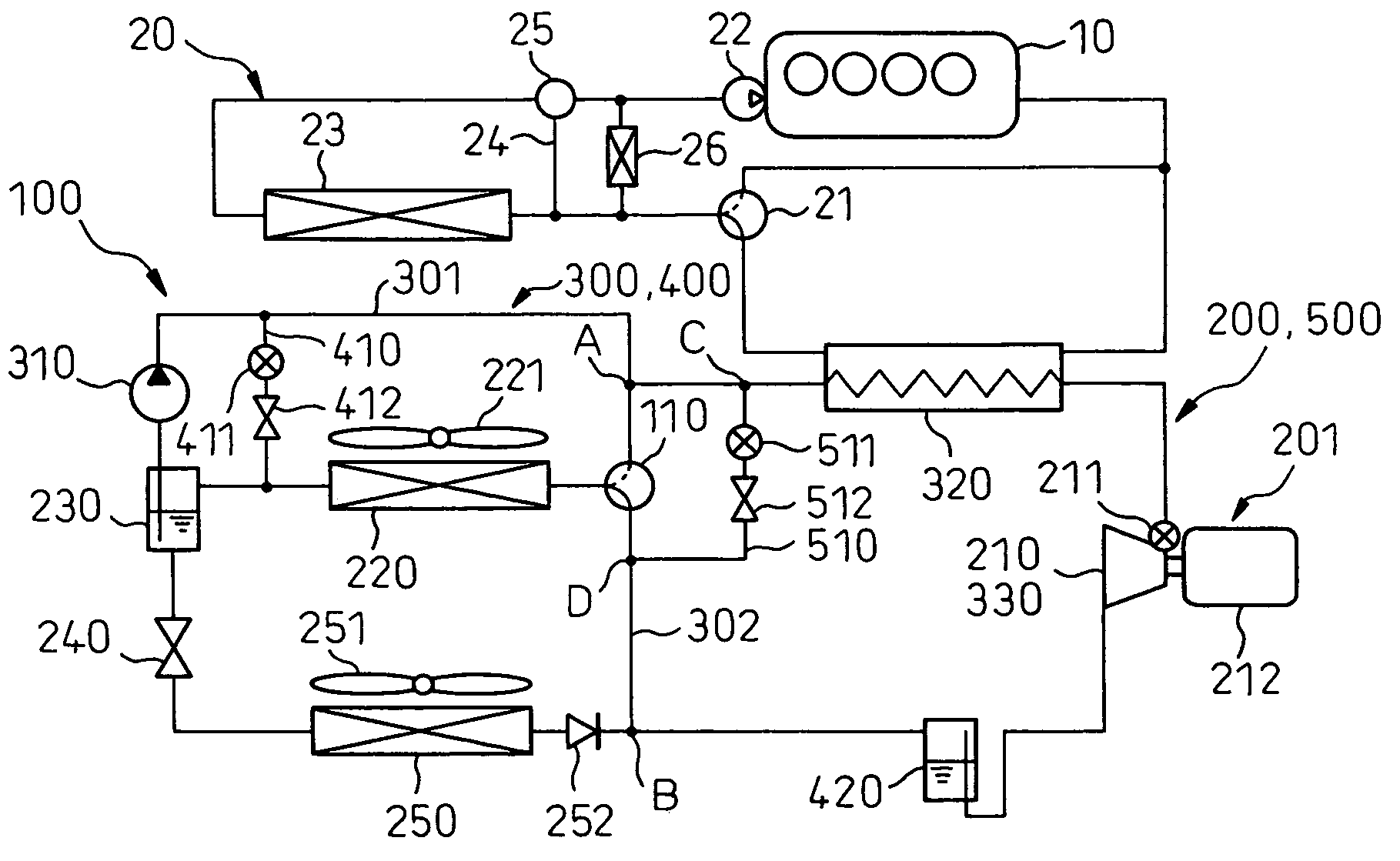 Vapor compression refrigerator