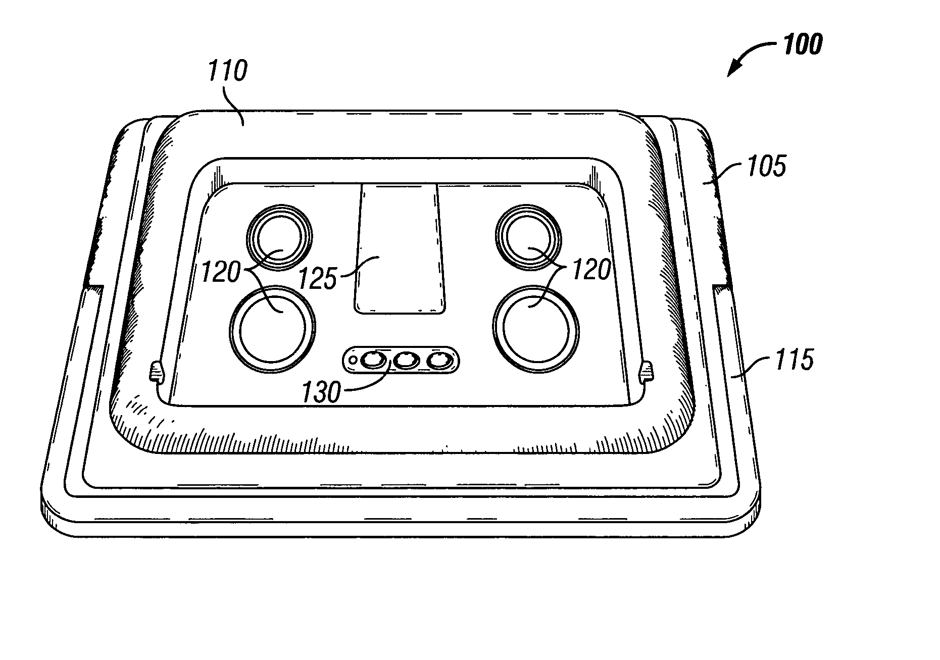 Portable cooler and audio console