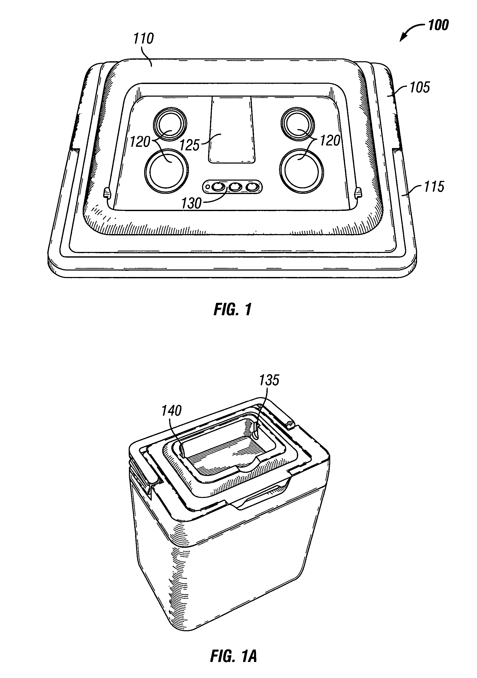 Portable cooler and audio console