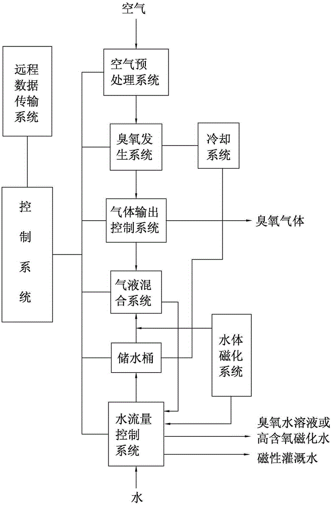 A kind of ozone aqueous solution preparation device