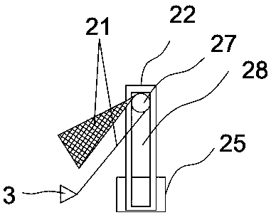 Multistage washing device of squids