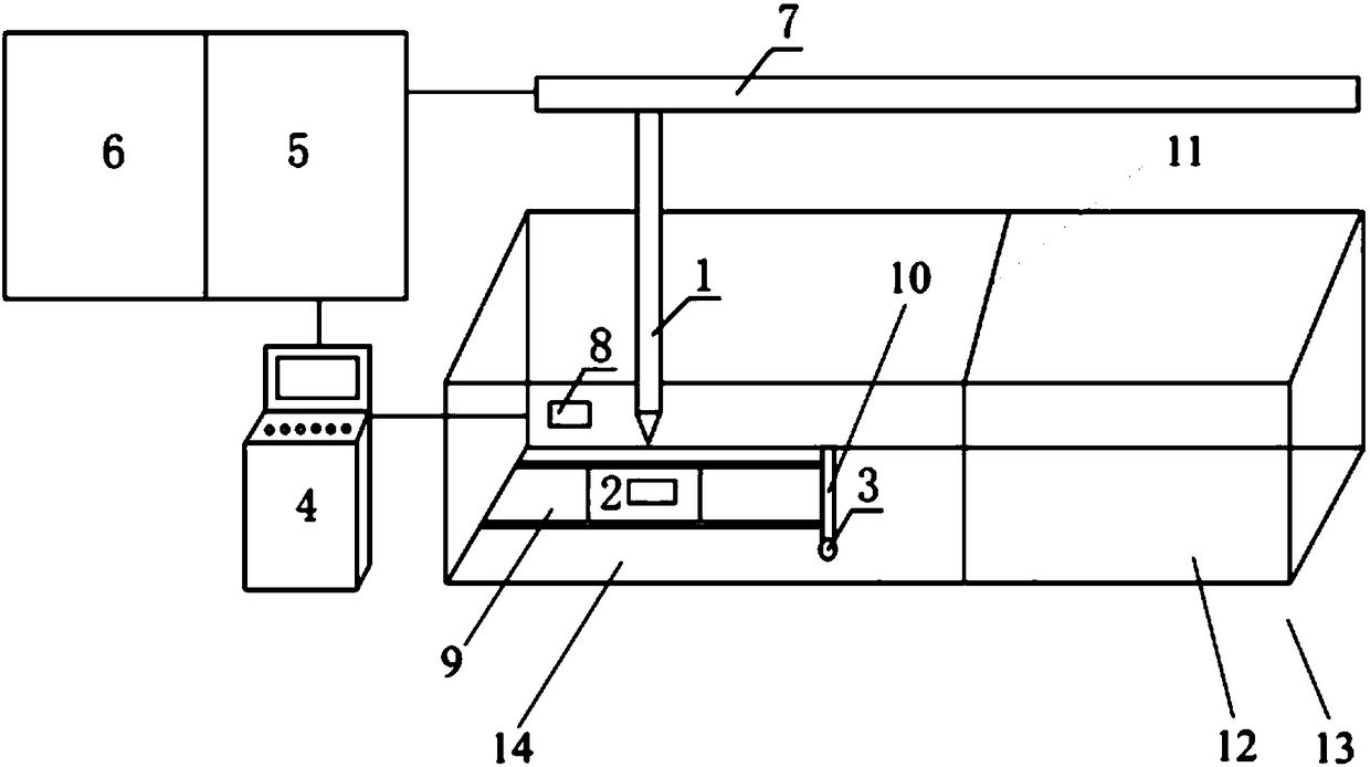 Cavitation water jet impact strengthening device