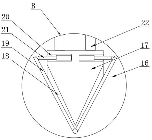 A bending device for hardware processing