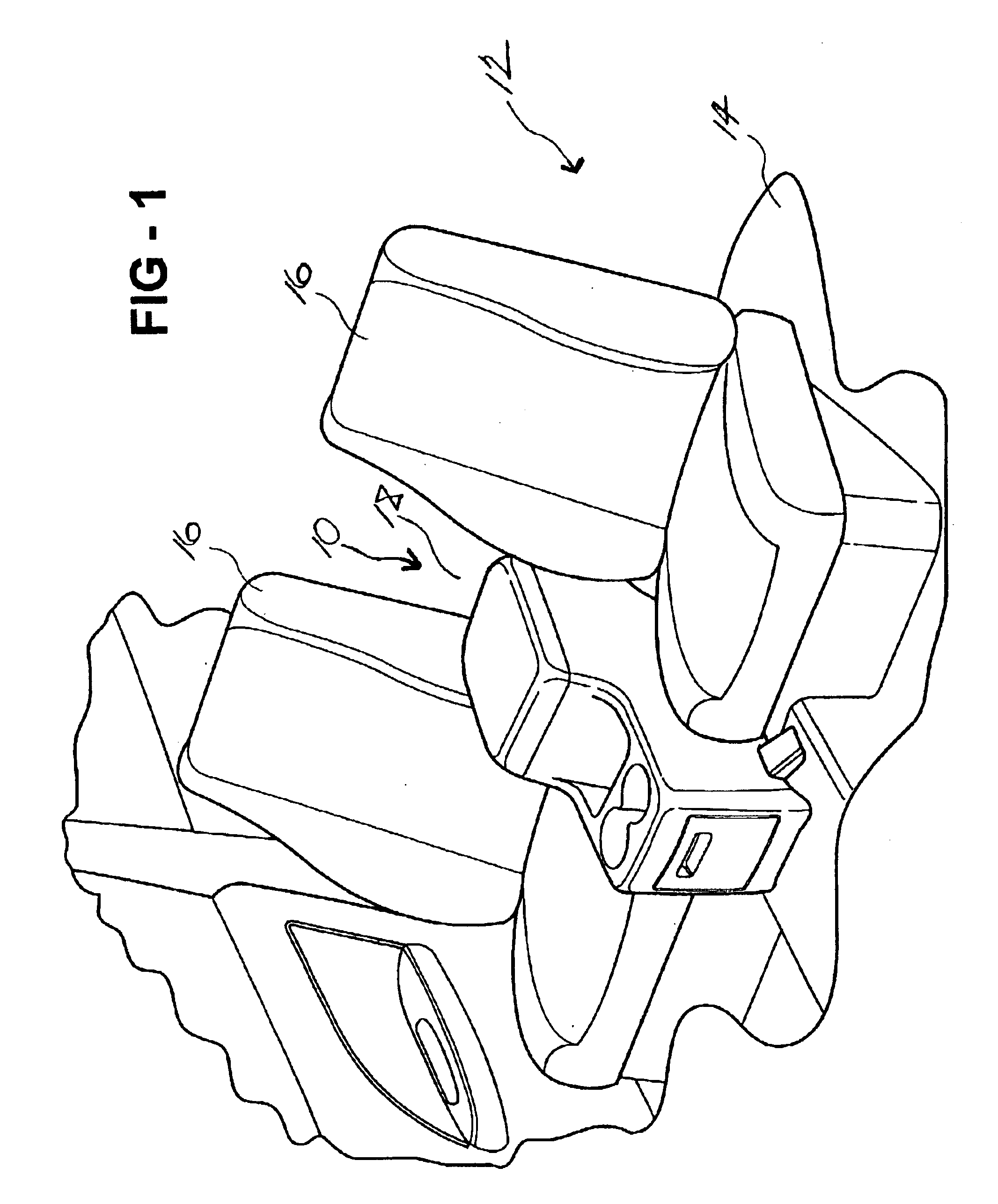 Console system having a double-hinged lid