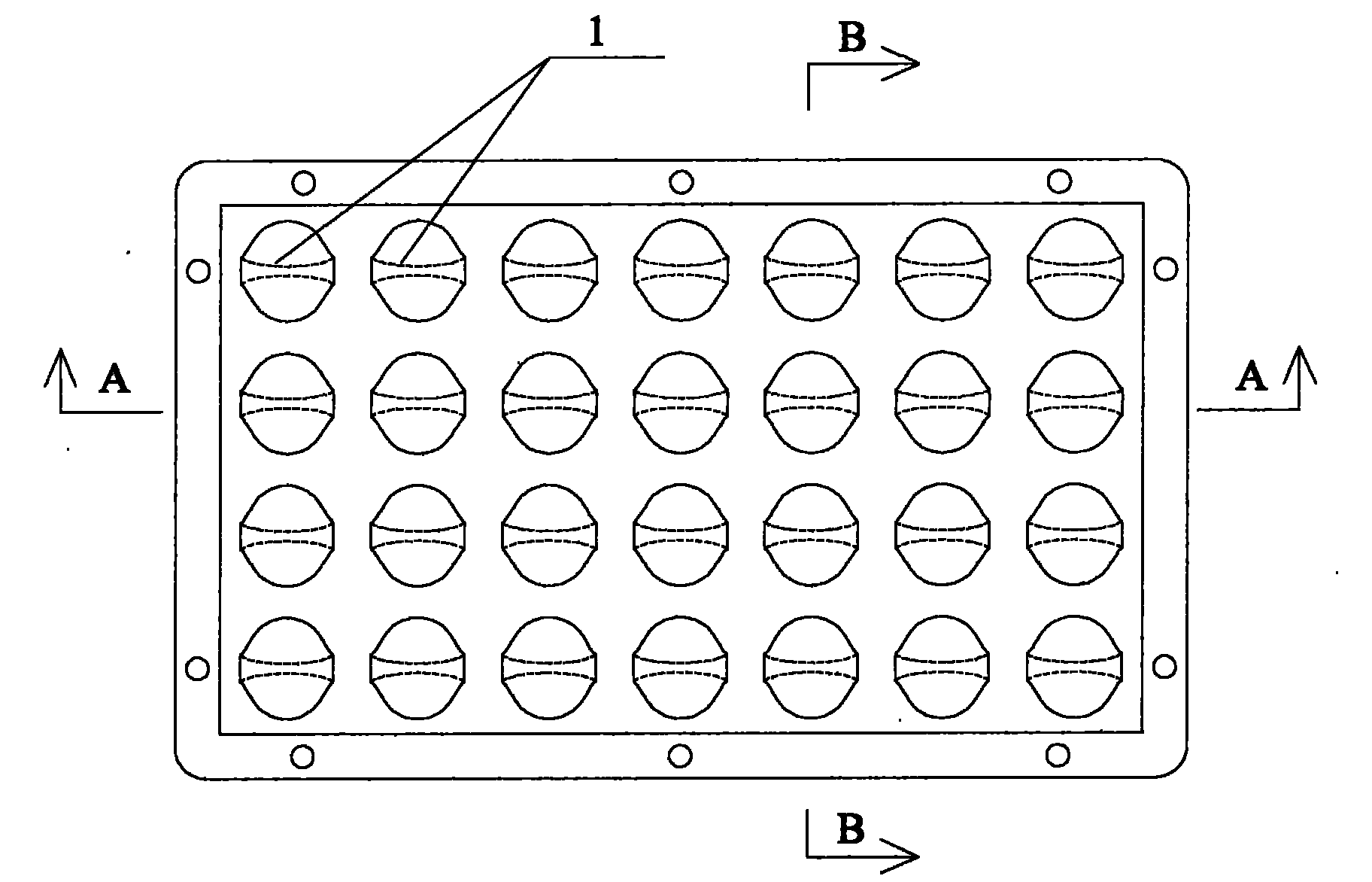 Lens matched with high-power LED lamp