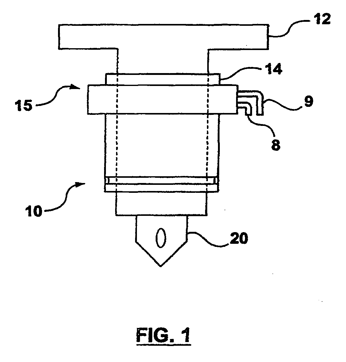 Electrical connector assembly for an arcuate surface in a high temperature environment and an associated method of use