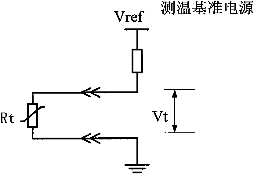 Matrix multi-path temperature detection circuit for small satellite platform