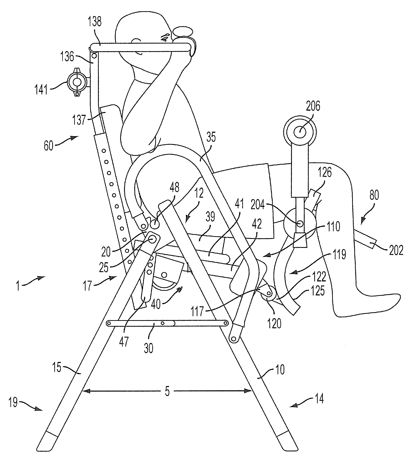 Abdominal exercise and training apparatus