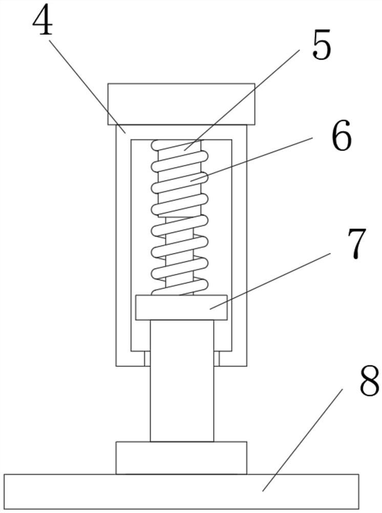 Building foundation pile with buffering and damping effects