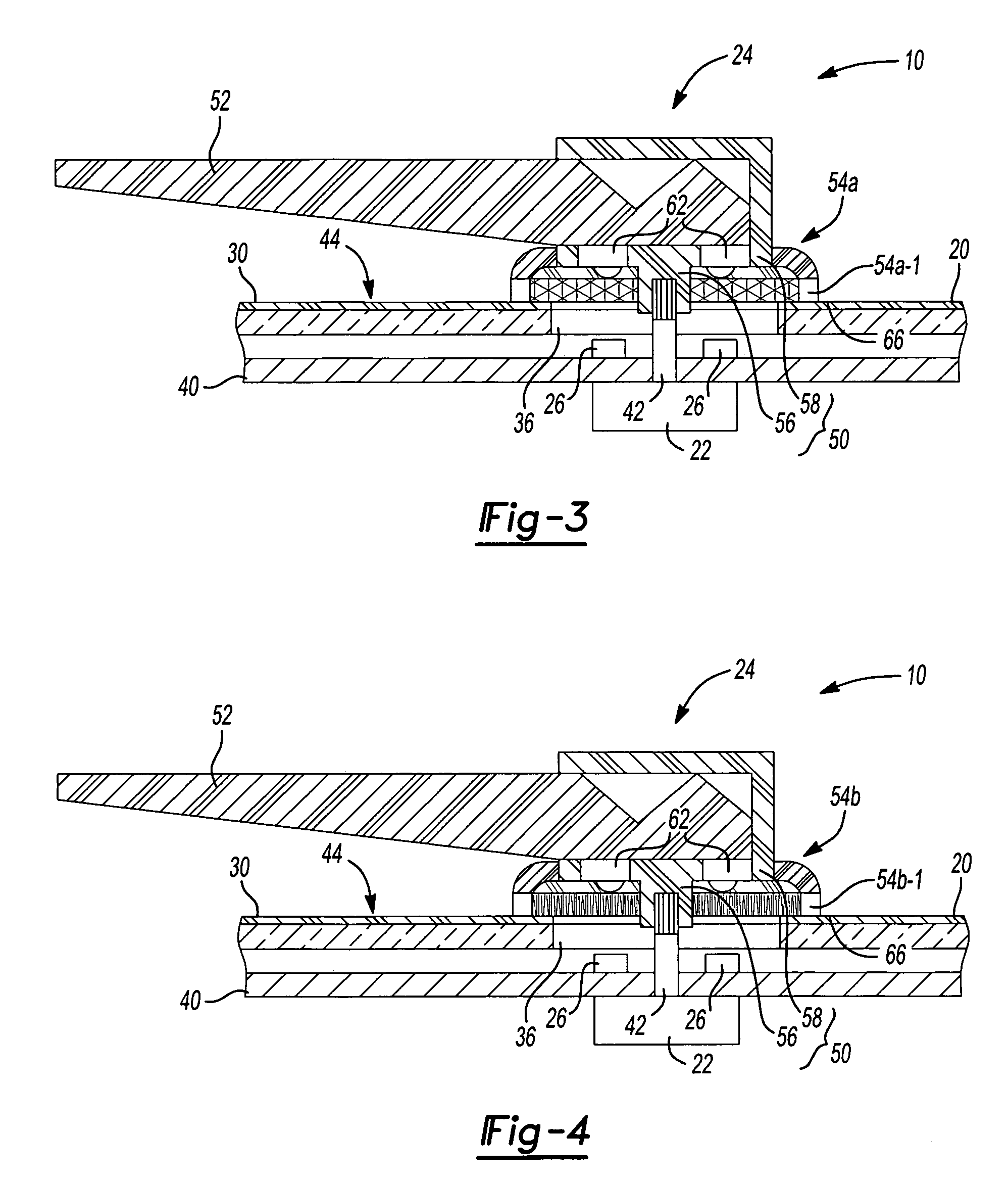 Indicator assembly with halo-free pointer