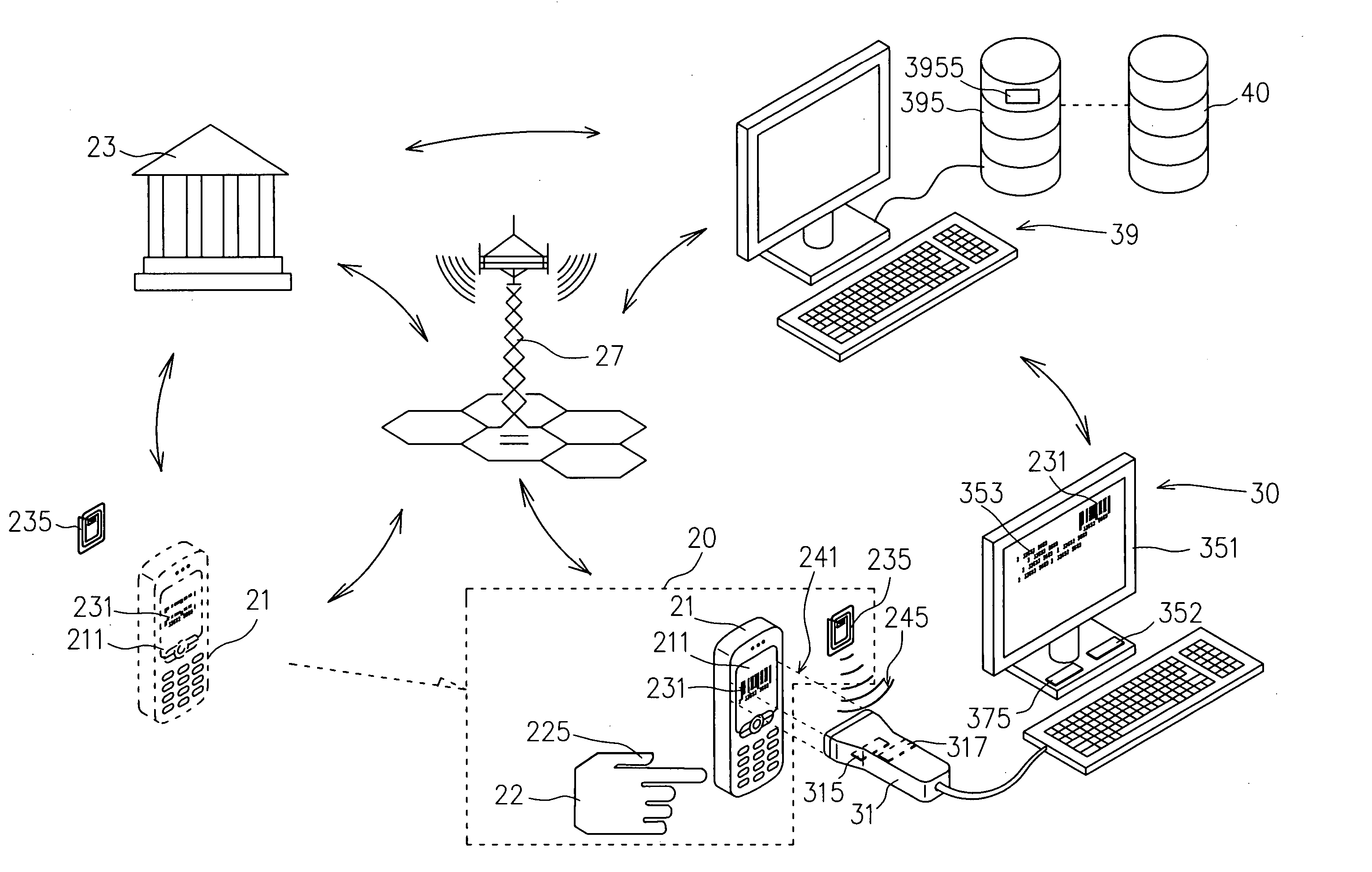 Data reading device with multiple verification functions and verifications system thereof