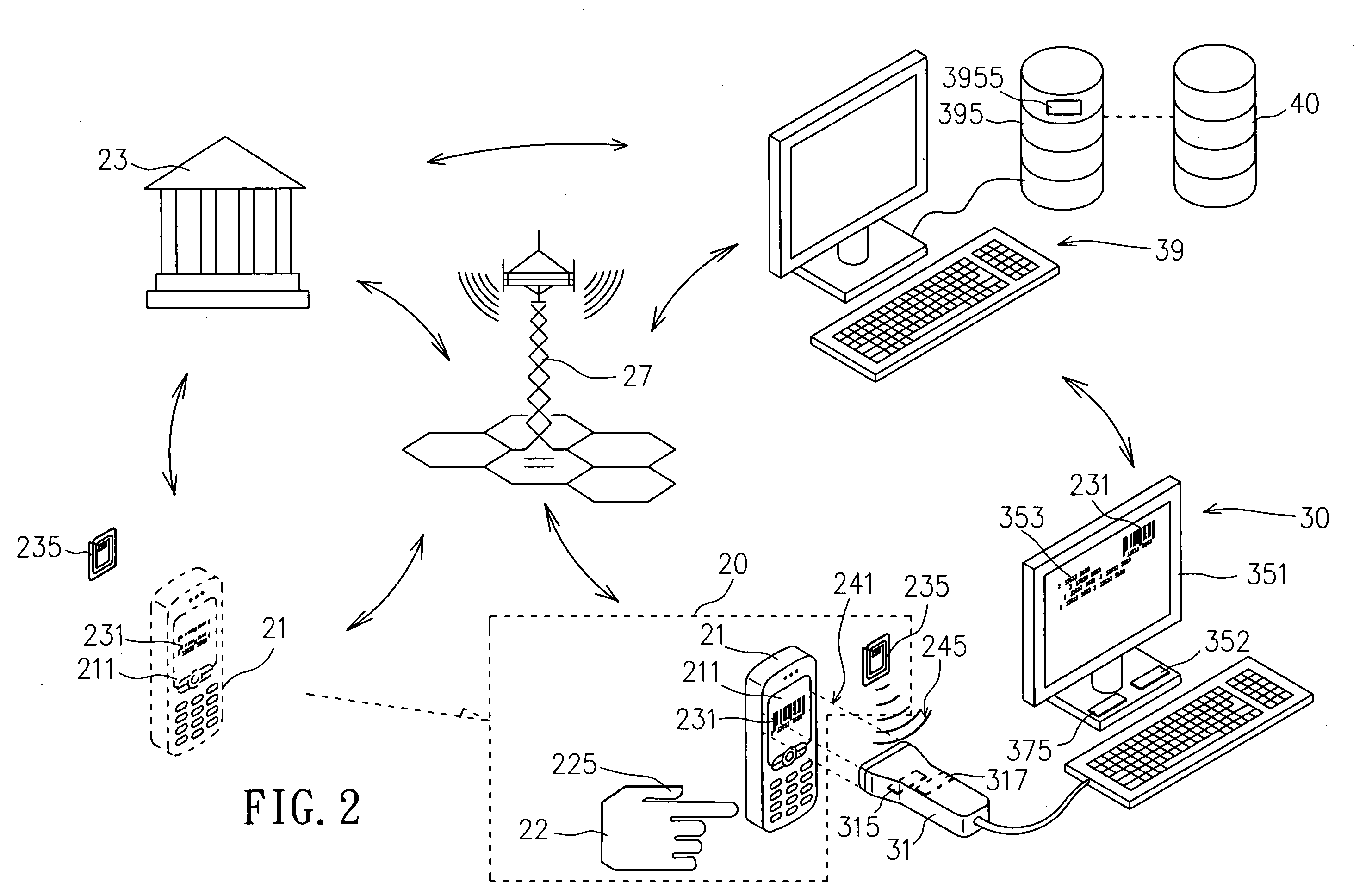 Data reading device with multiple verification functions and verifications system thereof