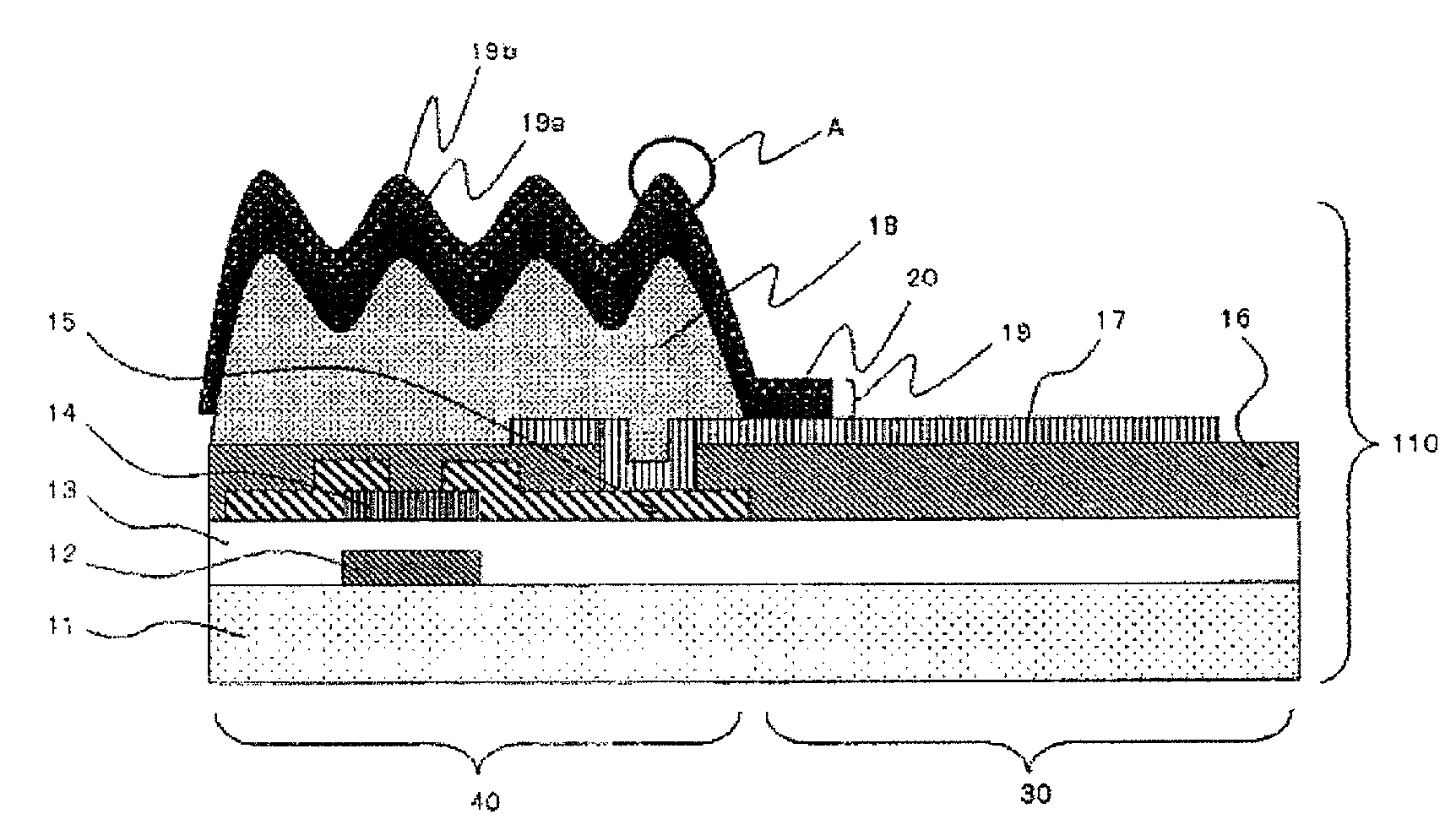 Reflector in liquid crystal display device and method of fabricating the same