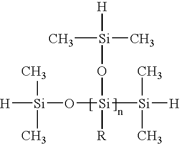 Curing rubber by hydrosilation