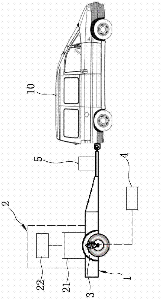 Knocking scan type bridge damage detecting and positioning system