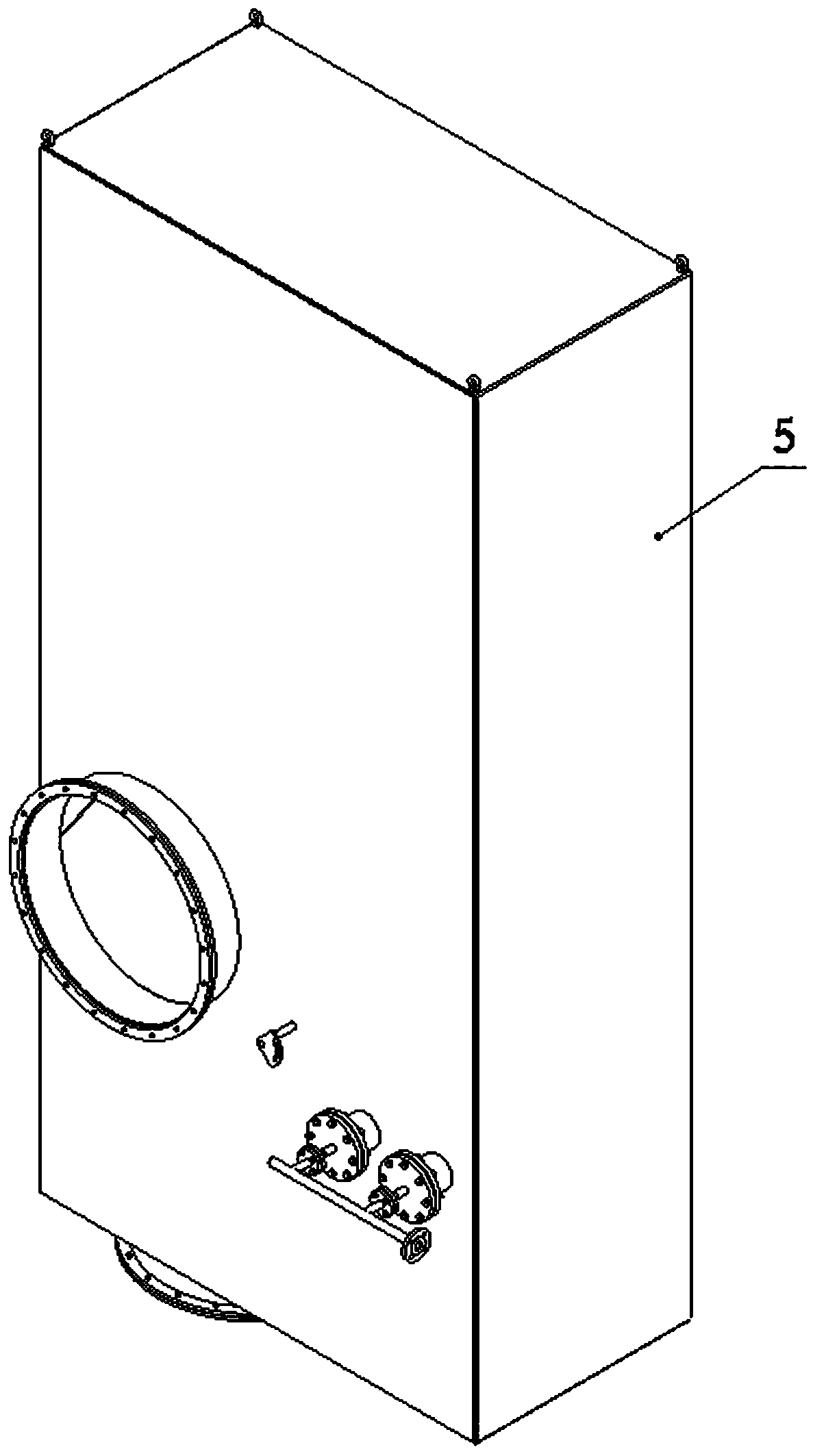 Two-channel advanced oxidation apparatus and flue gas purification system using two-channel advanced oxidation apparatus